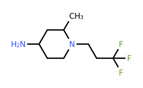 CAS 1341970-62-4 | 2-methyl-1-(3,3,3-trifluoropropyl)piperidin-4-amine