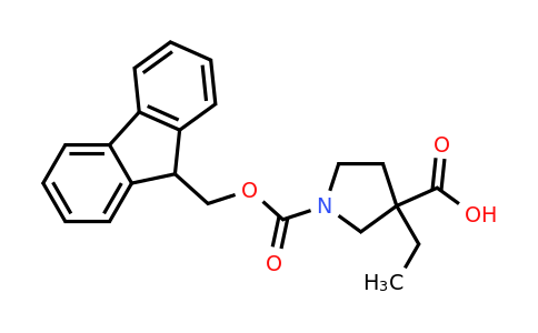 CAS 1341977-71-6 | 3-Ethyl-1-[(9h-fluoren-9-ylmethoxy)carbonyl]pyrrolidine-3-carboxylic acid