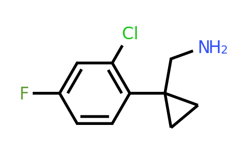 CAS 1342004-75-4 | [1-(2-chloro-4-fluorophenyl)cyclopropyl]methanamine