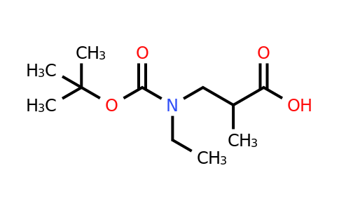 CAS 1342092-27-6 | 3-{[(tert-butoxy)carbonyl](ethyl)amino}-2-methylpropanoic acid