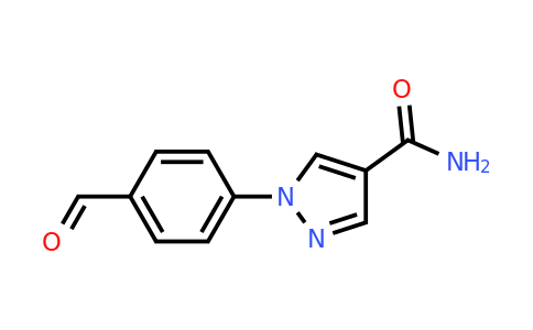 CAS 1342099-15-3 | 1-(4-formylphenyl)-1H-pyrazole-4-carboxamide