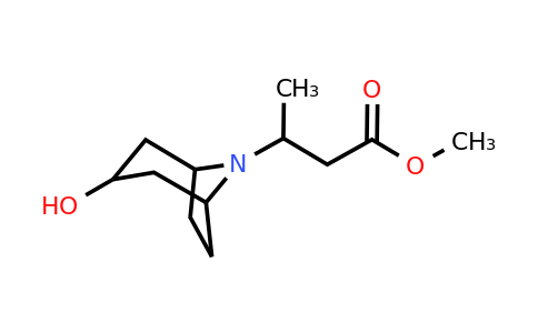 methyl 3-{3-hydroxy-8-azabicyclo[3.2.1]octan-8-yl}butanoate