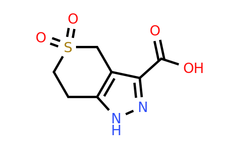 CAS 1342123-44-7 | 1,4,6,7-tetrahydrothiopyrano[4,3-c]pyrazole-3-carboxylic acid 5,5-dioxide