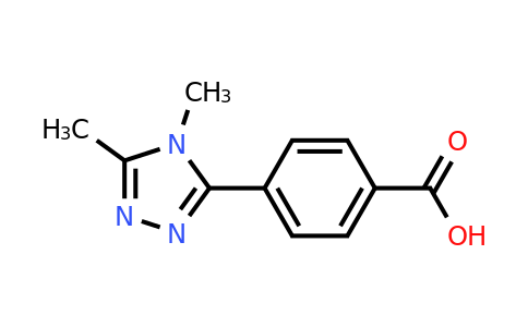 CAS 1342135-56-1 | 4-(dimethyl-4H-1,2,4-triazol-3-yl)benzoic acid