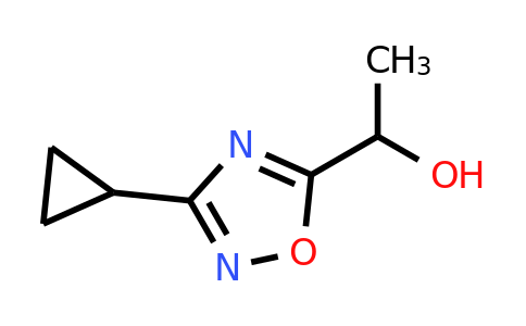 CAS 1342181-55-8 | 1-(3-cyclopropyl-1,2,4-oxadiazol-5-yl)ethan-1-ol