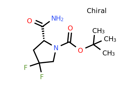 CAS 1342299-63-1 | tert-butyl (2R)-2-carbamoyl-4,4-difluoro-pyrrolidine-1-carboxylate