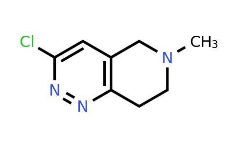 CAS 1342382-46-0 | 3-Chloro-6-methyl-5,6,7,8-tetrahydropyrido[4,3-c]pyridazine