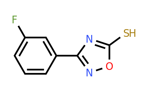 CAS 1342386-00-8 | 3-(3-fluorophenyl)-1,2,4-oxadiazole-5-thiol