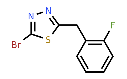 CAS 1342411-20-4 | 2-bromo-5-[(2-fluorophenyl)methyl]-1,3,4-thiadiazole