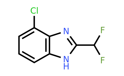CAS 1342424-21-8 | 4-chloro-2-(difluoromethyl)-1H-1,3-benzodiazole