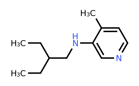CAS 1342446-40-5 | N-(2-ethylbutyl)-4-methylpyridin-3-amine