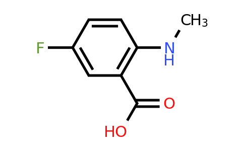 CAS 1342468-64-7 | 5-Fluoro-2-(methylamino)benzoic acid