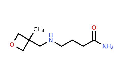 CAS 1342474-35-4 | 4-{[(3-methyloxetan-3-yl)methyl]amino}butanamide