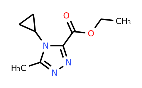 CAS 1342499-38-0 | ethyl 4-cyclopropyl-5-methyl-4H-1,2,4-triazole-3-carboxylate