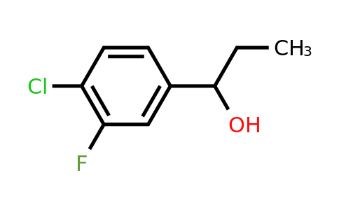 CAS 1342500-52-0 | 1-(4-Chloro-3-fluorophenyl)propan-1-ol