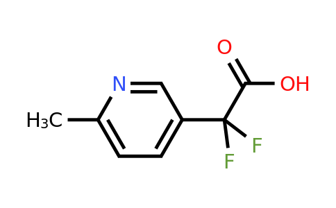 CAS 1342509-23-2 | 2,2-difluoro-2-(6-methylpyridin-3-yl)acetic acid
