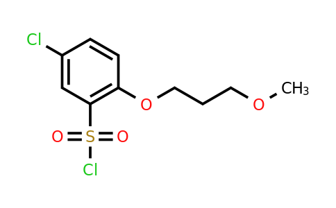 CAS 1342547-02-7 | 5-chloro-2-(3-methoxypropoxy)benzene-1-sulfonyl chloride