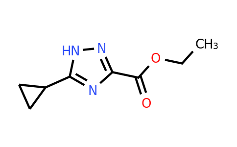 CAS 1342645-87-7 | ethyl 5-cyclopropyl-1H-1,2,4-triazole-3-carboxylate
