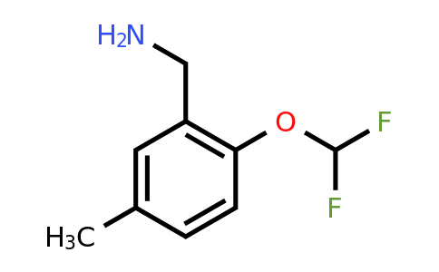 CAS 1342663-20-0 | [2-(difluoromethoxy)-5-methylphenyl]methanamine