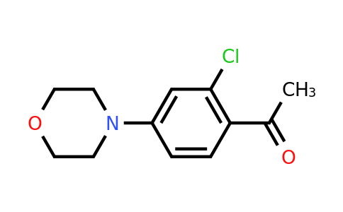 CAS 1342664-48-5 | 1-[2-chloro-4-(morpholin-4-yl)phenyl]ethan-1-one