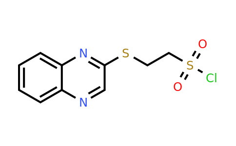 CAS 1342703-53-0 | 2-(quinoxalin-2-ylsulfanyl)ethane-1-sulfonyl chloride