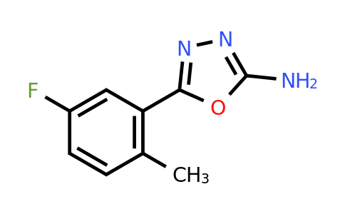 CAS 1342742-34-0 | 5-(5-fluoro-2-methylphenyl)-1,3,4-oxadiazol-2-amine