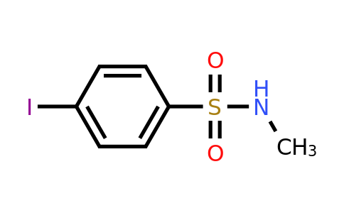 CAS 134283-64-0 | 4-Iodo-N-methylbenzene-1-sulfonamide