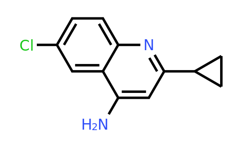 CAS 1342832-92-1 | 6-chloro-2-cyclopropylquinolin-4-amine