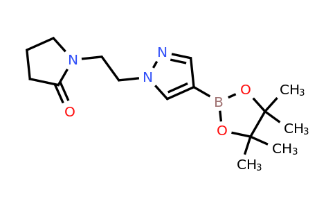 CAS 1342834-87-0 | 1-{2-[4-(tetramethyl-1,3,2-dioxaborolan-2-yl)-1H-pyrazol-1-yl]ethyl}pyrrolidin-2-one