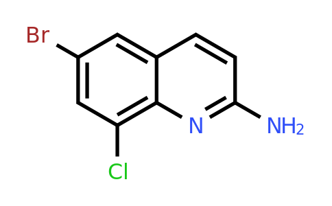 CAS 1342969-44-1 | 6-bromo-8-chloroquinolin-2-amine