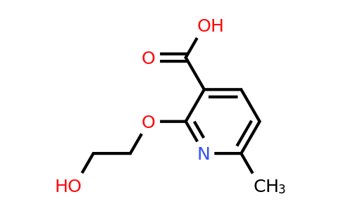 CAS 1343004-29-4 | 2-(2-hydroxyethoxy)-6-methylpyridine-3-carboxylic acid
