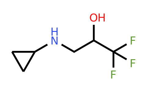 CAS 1343020-12-1 | 3-(cyclopropylamino)-1,1,1-trifluoropropan-2-ol