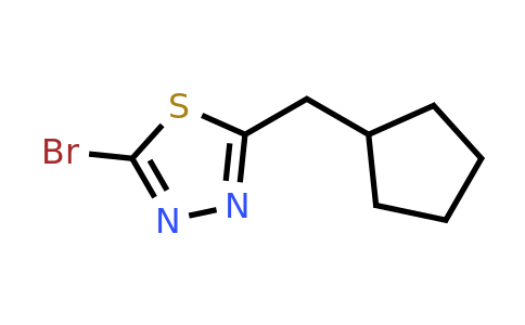 CAS 1343062-22-5 | 2-bromo-5-(cyclopentylmethyl)-1,3,4-thiadiazole