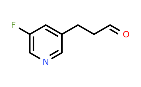 CAS 1343065-19-9 | 3-(5-fluoropyridin-3-yl)propanal