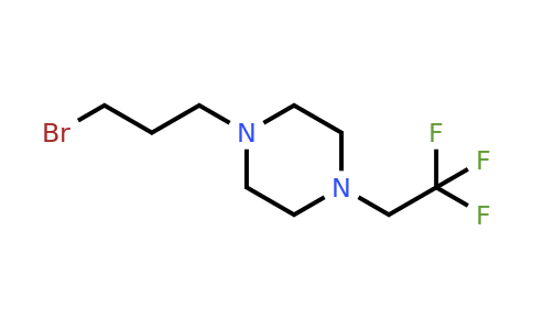 CAS 1343109-33-0 | 1-(3-Bromopropyl)-4-(2,2,2- trifluoroethyl)piperazine