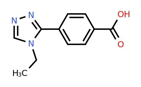 CAS 1343121-90-3 | 4-(4-ethyl-4H-1,2,4-triazol-3-yl)benzoic acid