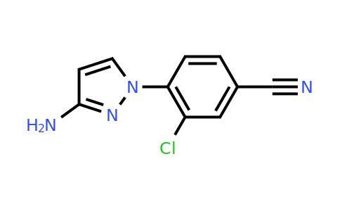 CAS 1343126-68-0 | 4-(3-amino-1H-pyrazol-1-yl)-3-chlorobenzonitrile