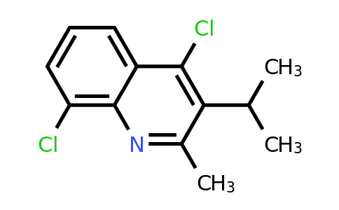 CAS 1343146-39-3 | 4,8-Dichloro-3-isopropyl-2-methylquinoline