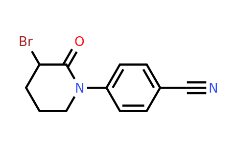 CAS 1343157-40-3 | 4-(3-bromo-2-oxopiperidin-1-yl)benzonitrile