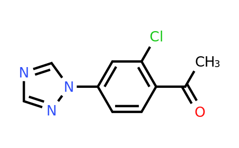 CAS 1343189-32-1 | 1-[2-chloro-4-(1H-1,2,4-triazol-1-yl)phenyl]ethan-1-one