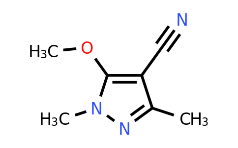 CAS 1343203-74-6 | 5-methoxy-1,3-dimethyl-1H-pyrazole-4-carbonitrile
