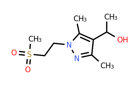 CAS 1343216-16-9 | 1-[1-(2-methanesulfonylethyl)-3,5-dimethyl-1H-pyrazol-4-yl]ethan-1-ol