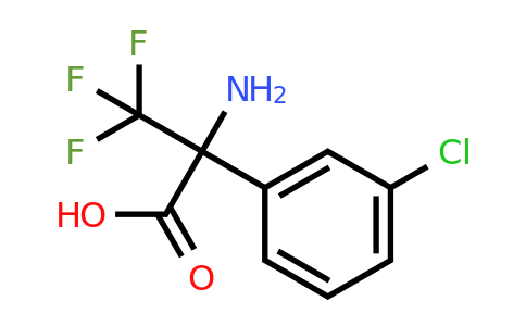 CAS 1343241-61-1 | 2-amino-2-(3-chlorophenyl)-3,3,3-trifluoropropanoic acid