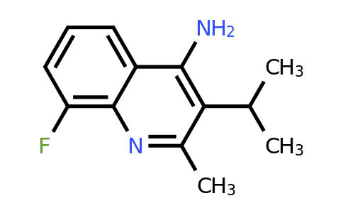 CAS 1343255-14-0 | 8-Fluoro-3-isopropyl-2-methylquinolin-4-amine