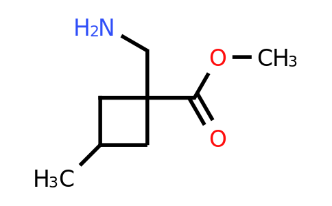 CAS 1343301-02-9 | methyl 1-(aminomethyl)-3-methyl-cyclobutanecarboxylate