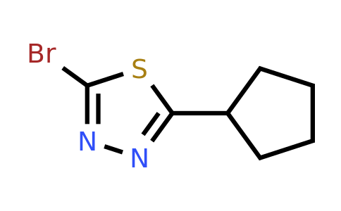 CAS 1343306-02-4 | 2-bromo-5-cyclopentyl-1,3,4-thiadiazole