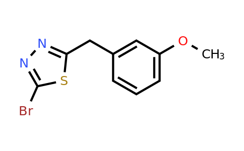 CAS 1343315-85-4 | 2-Bromo-5-(3-methoxybenzyl)-1,3,4-thiadiazole