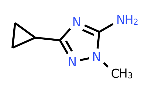 CAS 1343327-77-4 | 3-Cyclopropyl-1-methyl-1H-1,2,4-triazol-5-amine