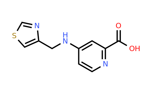 CAS 1343361-38-5 | 4-{[(1,3-thiazol-4-yl)methyl]amino}pyridine-2-carboxylic acid