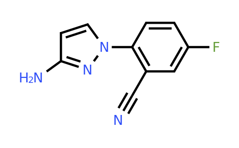 CAS 1343363-47-2 | 2-(3-amino-1H-pyrazol-1-yl)-5-fluorobenzonitrile